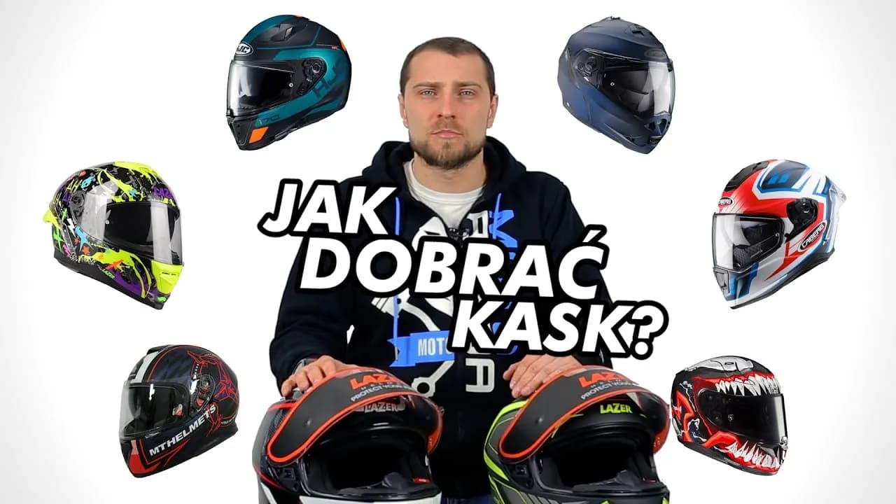 Kask motocyklowy: jak dopasować? Polisa na życie i test 5 punktów.